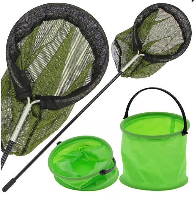Rockpool Net + Bucket Combo Crab Beach Holiday Fishing Set Kids Angling Pursuits