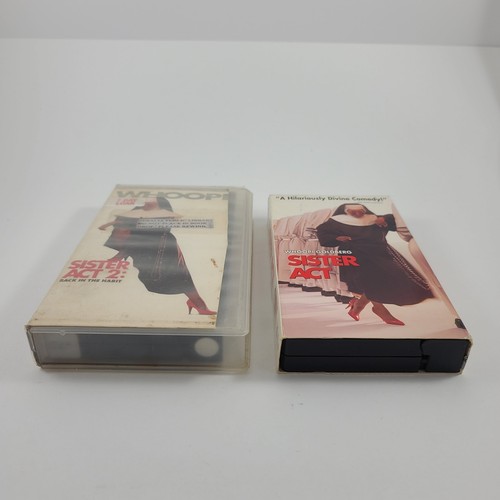 Vintage Sister Act & Sister Act 2 VHS Tape Lot - Picture 5 of 7
