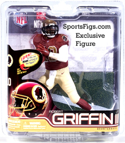 Mcfarlane NFL 31 Robert Griffin Throwback 80th Aniv Redskins