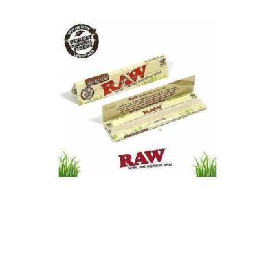 RAW ORGANIC Hanf King Size Slim Rolling Paper, 5 - 50 Hefte