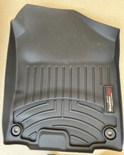 WEATHERTECH Floor Liner BLACK MATS for 2019-2025 Honda Passport 1st & 2nd Row - Picture 4 of 12