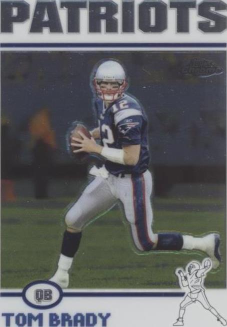 2004 Topps Chrome Tom Brady #125 - 1 of 2