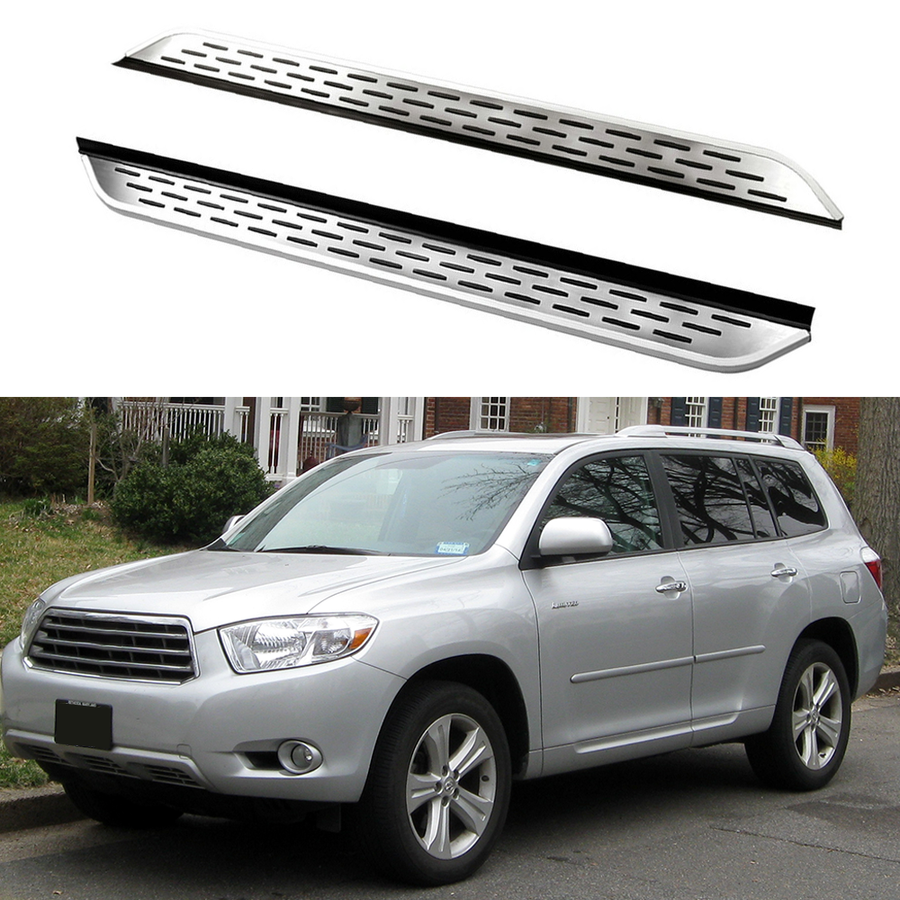 2PCS Running Boards Side Step Fit Toyota Highlander Kluger 2008