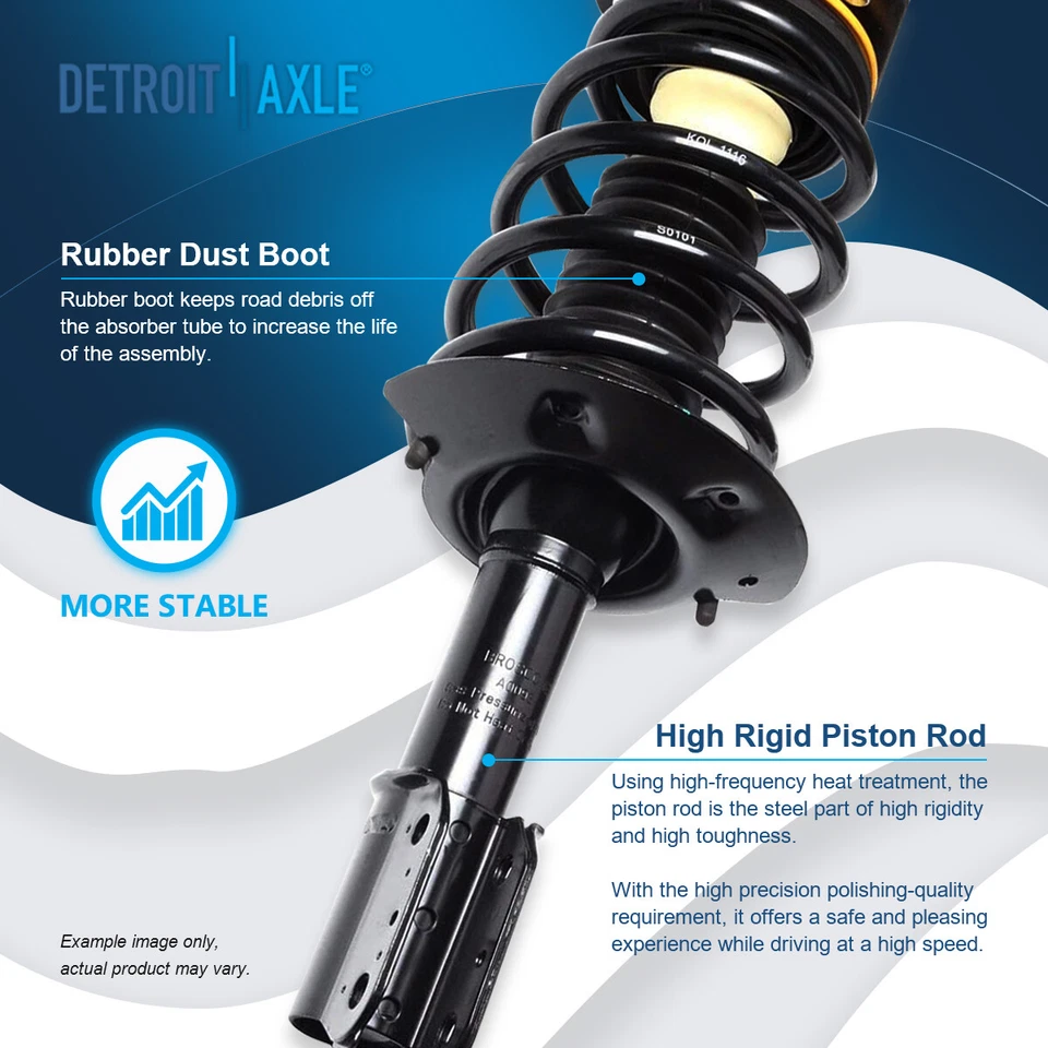 Amortecedores traseiros apoios de suspensão dianteiros + barras oscilantes para Venture Silhouette Montana FWD - Imagem 4 de 4