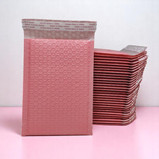 Image of 100pcs Waterproof Strong Bubble Padded Mailing Bag Postal Self Seal Jiffy Bags