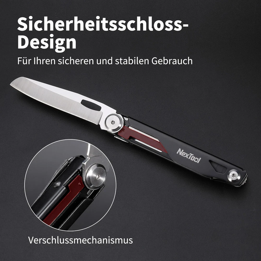 Multi-Tool Survival Knife with Scissors Screwdriver Bottle Opener for Camping Hunting