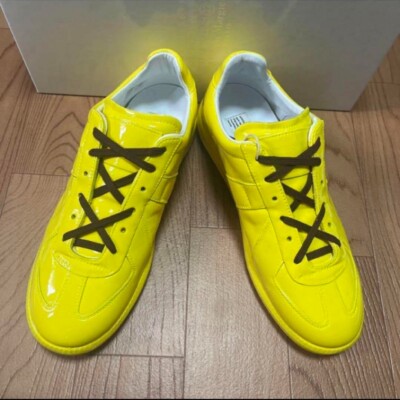 Maison Margiela S58WS0109 German Trainer Sneakers Shoes 37 Yellow