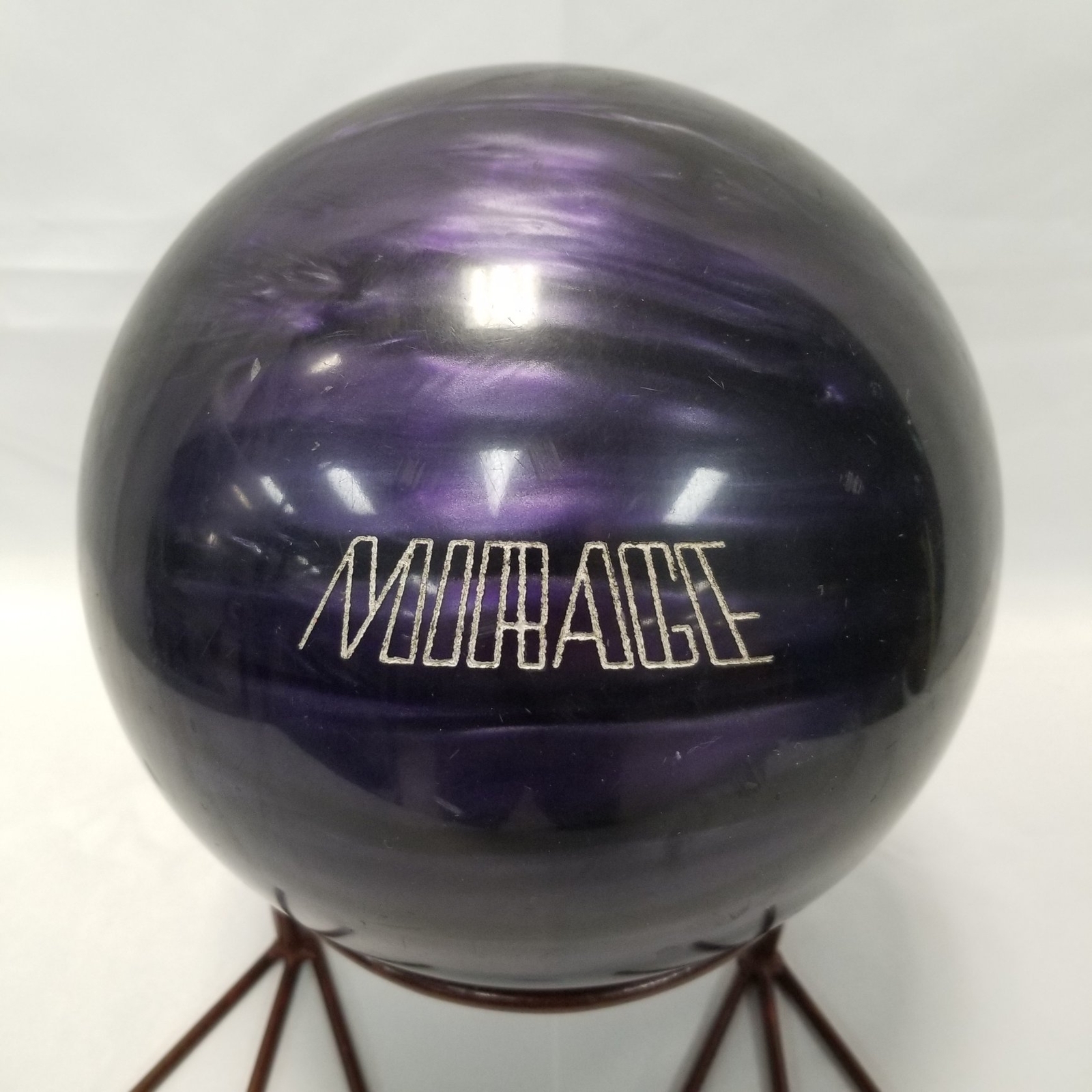 Ebonite Mirage Bowling Ball Purple Marble Swirl 14 LB eBay