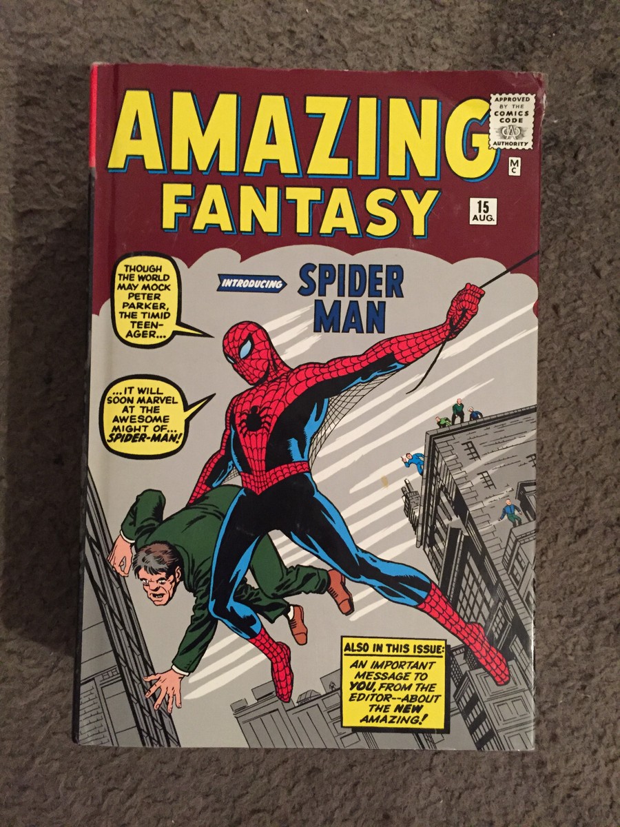 AMAZING FANTASY SPIDERMAN OMNIBUS VOLUME 1 MARVEL RARE SUPER THICK BOOK AMAZING FANTASY SPIDERMAN OMNIBUS VOLUME 1 MARVEL RARE SUPER THICK BOOK