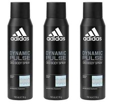 3 pack Adidas Dynamic Pulse 48hs Body Spray 150 ml