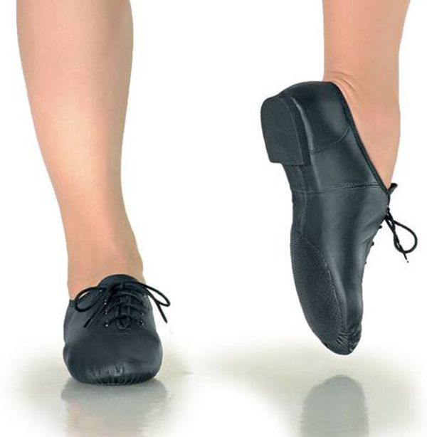 So Danca JZ09 Adult 11.5M (Fits Adult 11) Black Lace Up Split Sole