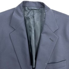 Brooks Brothers BrooksAire Men's 100 Wool Blazer Navy Blue   USA   40R