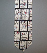 Museum Artifacts OPTOMETRIST All Silk 57" Neck Tie made in USA #569