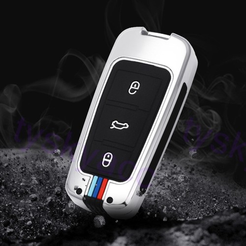 For VW CC Passat CC Magotan 2005-2013 Key Case Fob Shell Holder Bag Chain Cover - Picture 7 of 10
