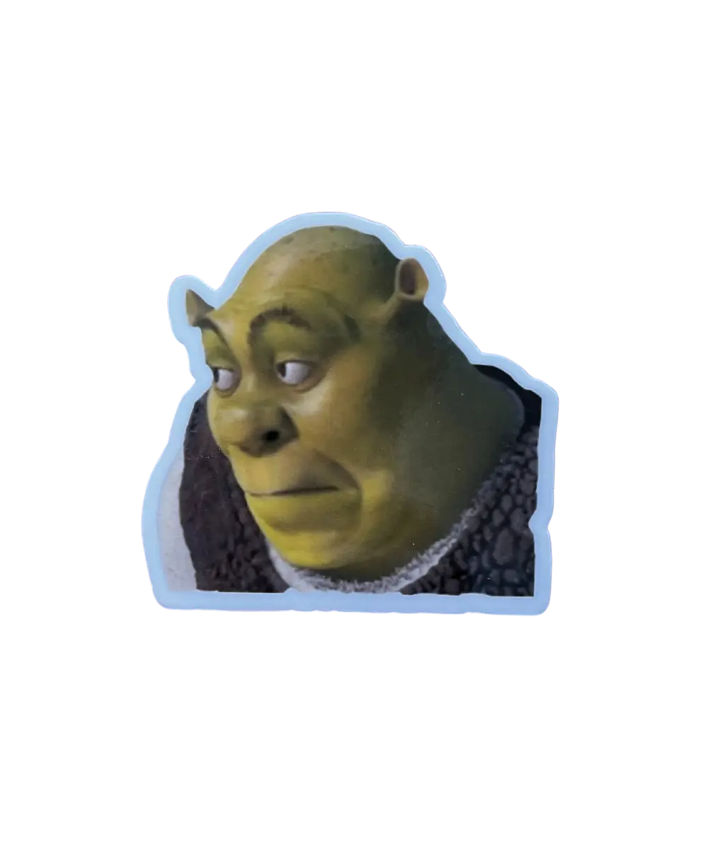 Shrek Meme Funny Vinyl Sticker - 3 Pack