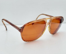 Vintage Welling English Leather Brown Pilot Sunglasses Hong Kong FRAMES ONLY