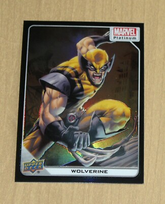 2024 Upper Deck Marvel Platinum BLACK Rainbow WOLVERINE #87 SP | eBay