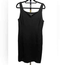 Eileen Fisher Little black dress size small sleeveless fully lined size small