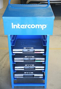 Intercomp SW500 E-Z Weigh Scale, 170125, Pads, Controller and rolling Scale Cart