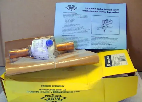 ALCO REFRIGERANT SOLENOID VALVE LESS COIL 240 RA 9T 7T NEW IN BOX