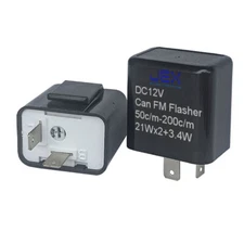 2 Pin 12V Adjustable FM Flasher Turn Signal Indicator Light Relay Motorcycle/Car
