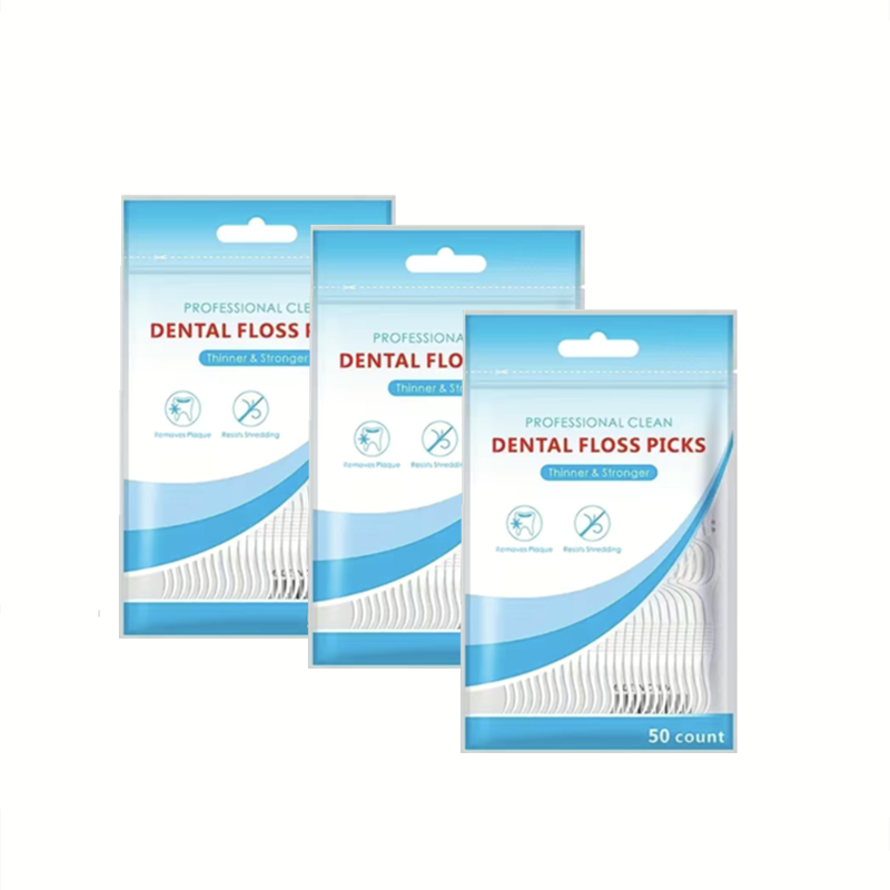 150 PCs Dental Floss Sticks Interdental Tooth Harps Teeth Picks Oral