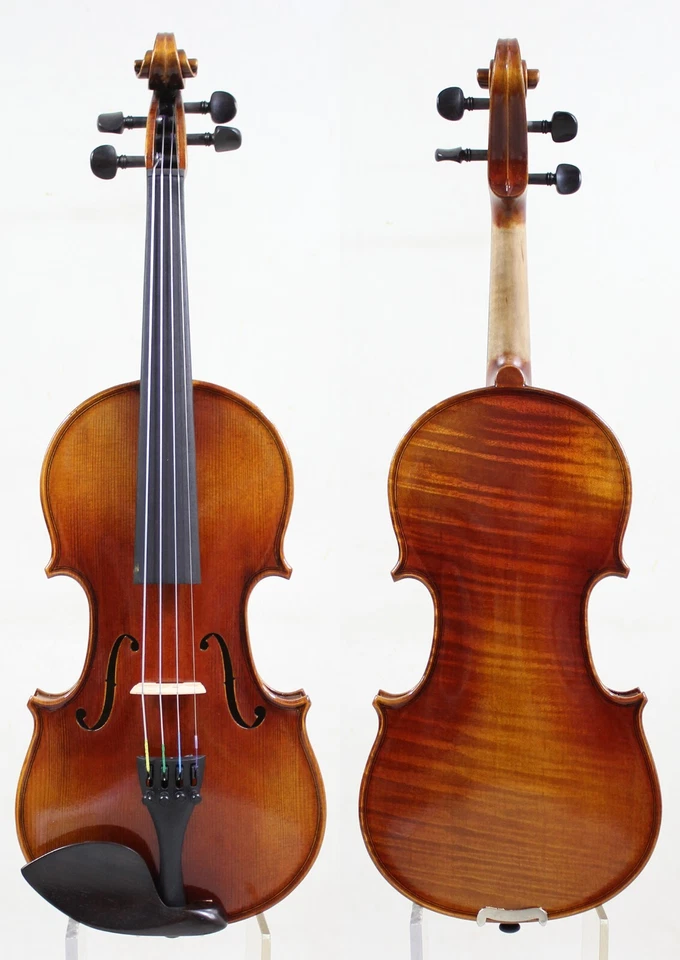 Handmade Violin ! 1/4 Size ! M8123 Rich Clear! - Image 2 of 4