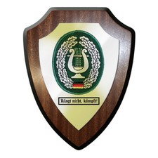 Wappenschild Barettabzeichen Heeresmusikkorps Musik klagt nicht, kämpft! #11681