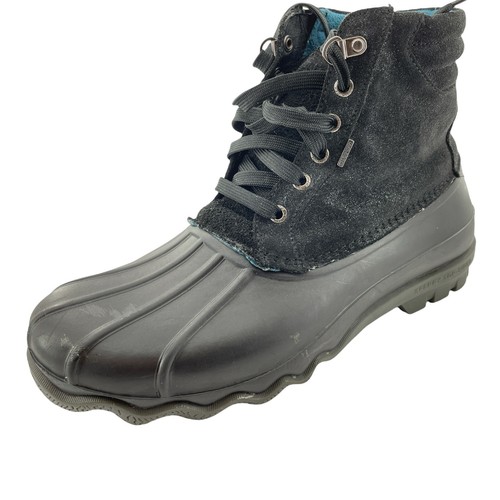 Sperry Top Sider Mens Duck Boots Black 