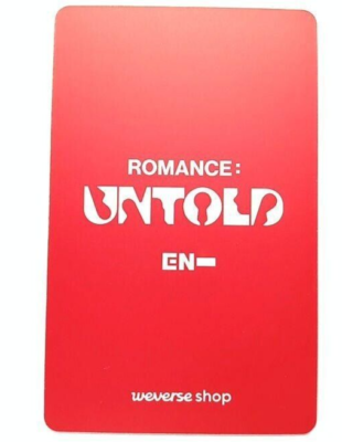 ENHYPEN SUNOO ROMANCE : UNTOLD 2nd YOUTUBE GIFT Official