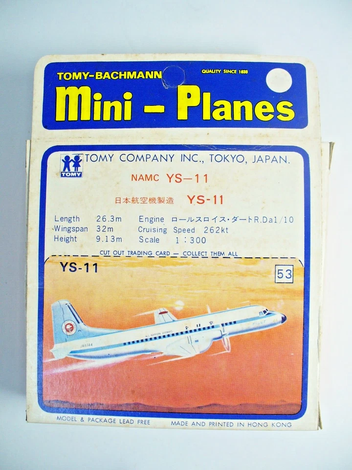 Miniaviones Tomy Bachmann #53 NAMC YS-11 ANA All Nippon Airways 1/300 stock antiguo Foto 4 de 4