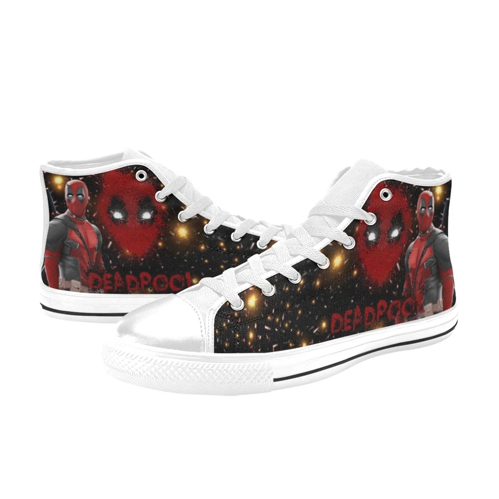 Deadpool 6 High Top Sneaker , Shoes Athletic