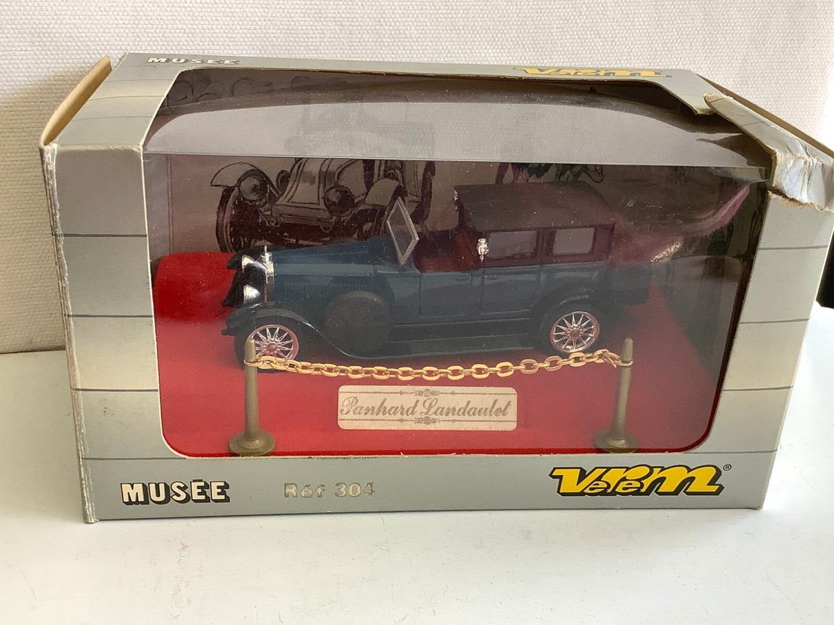 Voiture Miniature Panhard Landaulet Musée N°301 - Échelle 1/43 - Bleue - Neuve En Boîte