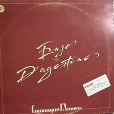 ENZO D’AGOSTINO🔹comunque L’amore🔹vinile LP🔹1989 VISCO DISC