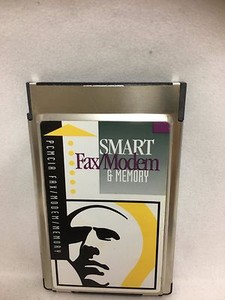 SMART Fax/Modem 14.4/9600 BPS PCMCIA Modem 4MB Memory ~ Usedhandhelds