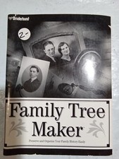 Family Tree Maker 7.0 For Windows By Broderbund Reference Manual Book Only