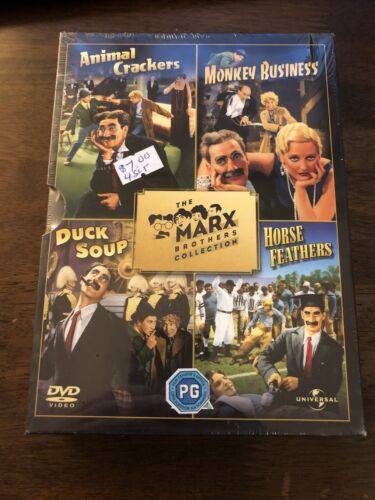 The Marx Brothers Collection Box Set - 4 dvd's - Reg 2 & 4 - Factory Sealed Reg - Picture 1 of 3