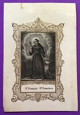 SANTINO HOLY CARD RARO, ST. FRANÇOIS - SAN FRANCESCO -RIF. 9606