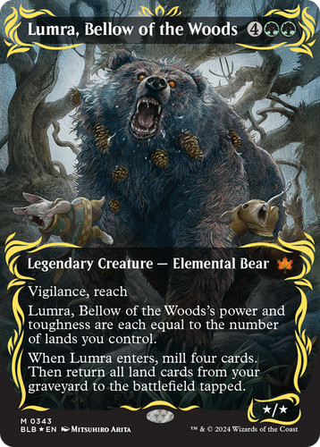 PSA10 鱗の焦熱、ゲヴ 英語版 レイズドfoil MTG ブルームバロウ 2024 MTG BLOOMBURROW #343 LUMRA, BELLOW OF THE WOODS PSA 10 | eBay