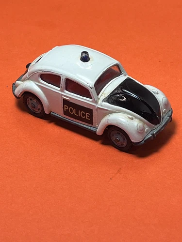 Vintage Corgi Juniors Whizz Wheels Volkswagen 1300 Made in Britain White Black