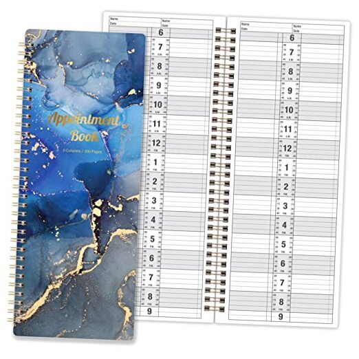 - Salon appointment book, 11.5