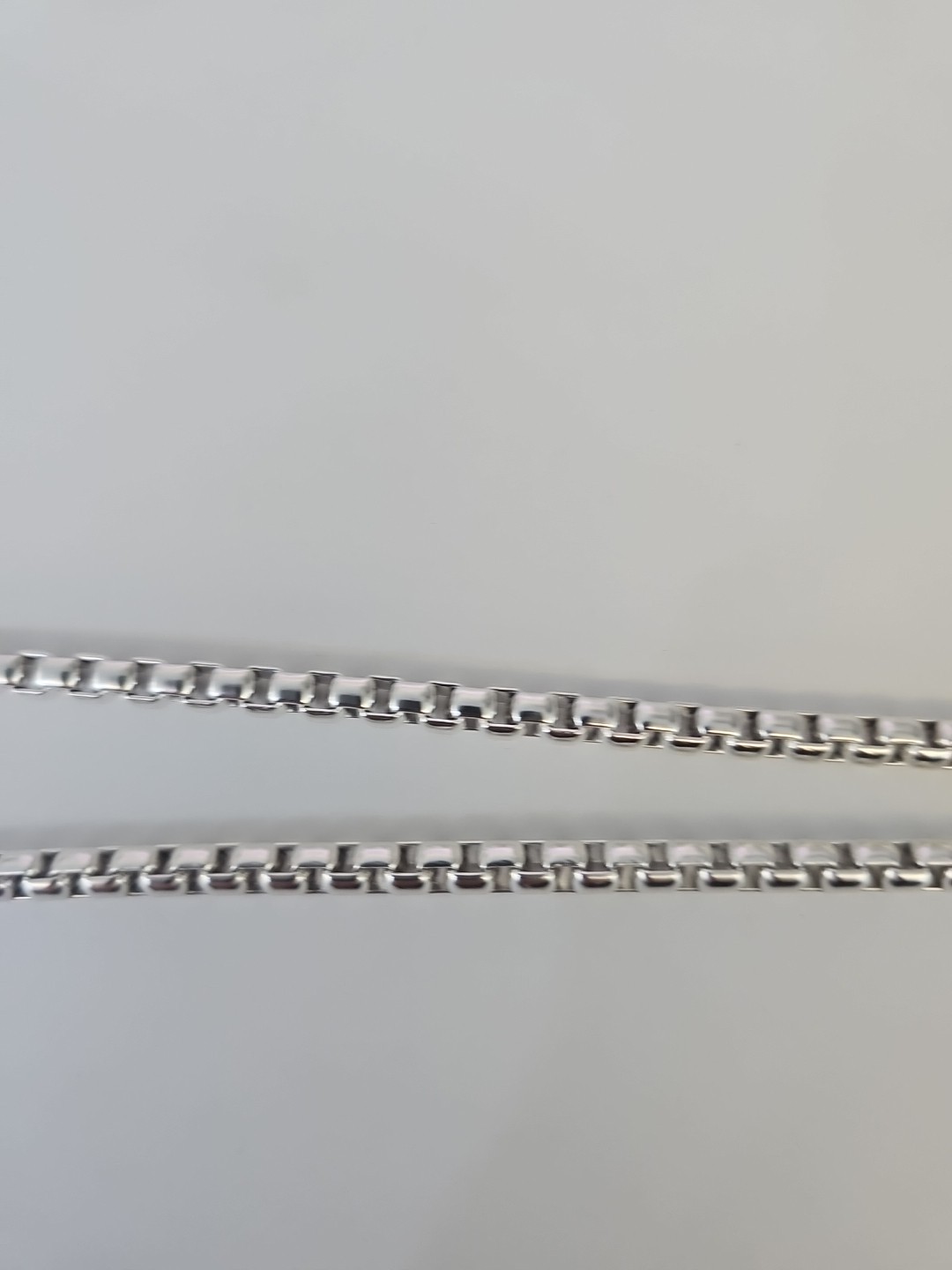 Sterling Silver 925 Solid 18'' Box Chain Necklace - image 6