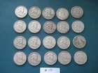 US Ben Franklin Half Dollar Roll - 20 coins as pictured - $10 Face Value Lot #15