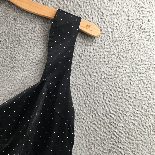 Torrid A-line Dress Womens 12 Black Polka Dot Sleeveless Sweetheart Neck Casual - Picture 4 of 15