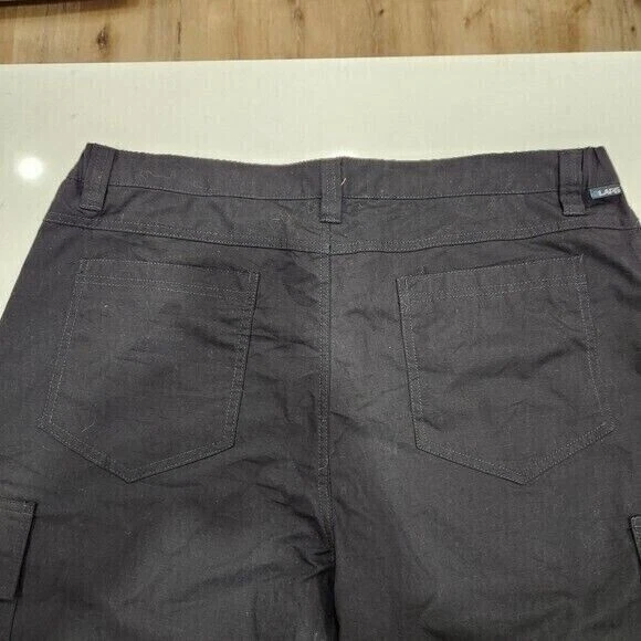 Брюки тактические мужские LAPG 40x32 черные безопасные грузовые рипстоп эластичные на талии - Изображение 3 из 4