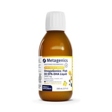 Metagenics OmegaGenics EPA-DHA 2400mg Liquid Fish Oil Supplement - Lemon