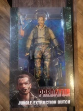 NECA Predator 30th Anniversary Jungle Extraction Dutch 7"  Action Figure NEW