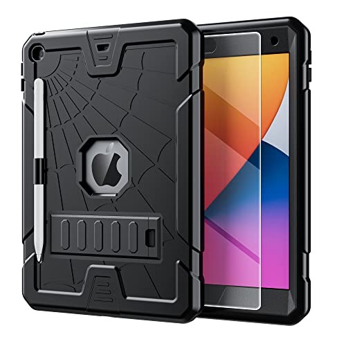 Bundle of iPad 9th Generation Case 2021 and Glass Screen Protector | iPad black - Imagen 2 de 7