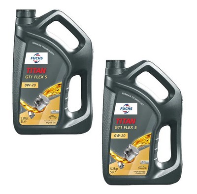 Motoröl Fuchs Titan GT1 Flex 5 0W-20 10Liter für BMW LONGLIFE-17 FE+