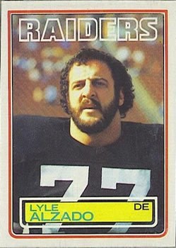 Lyle Alzado 1983 Topps Football - #295 - Los Angeles Raiders